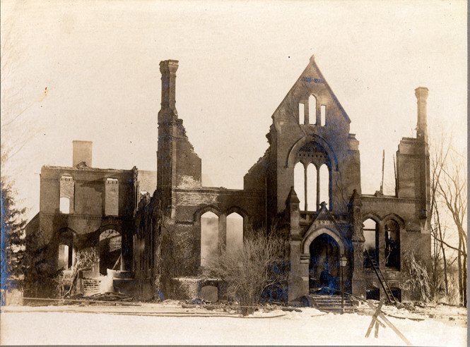 Williston Hall Fire, 1917