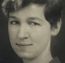 Apgar's senior photo in the Llamarada, 1929.