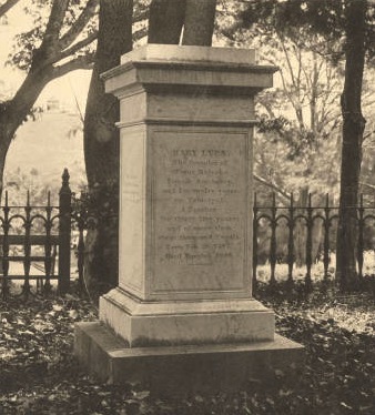 Mary Lyon's Grave, 1885 (Archives & Special Collections )